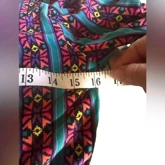 Lularoe XS pink & turquoise leggings material soft julia pencil dress. NWT - Picture 4 of 6